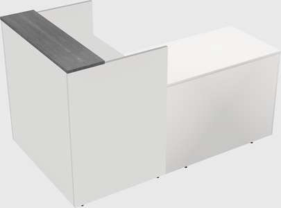 L-shaped modular reception