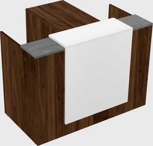 L-shaped modular reception