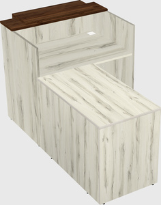 L-shaped modular reception