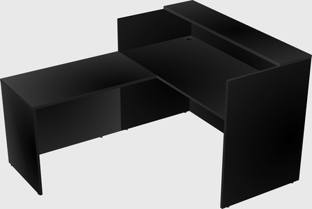 L-shaped modular reception