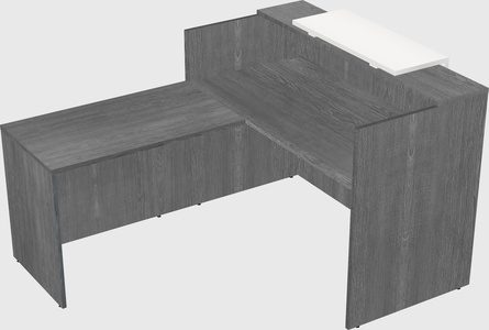 L-shaped modular reception