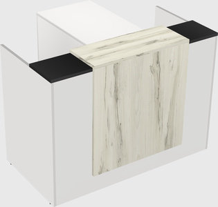 L-shaped modular reception