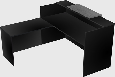 L-shaped modular reception