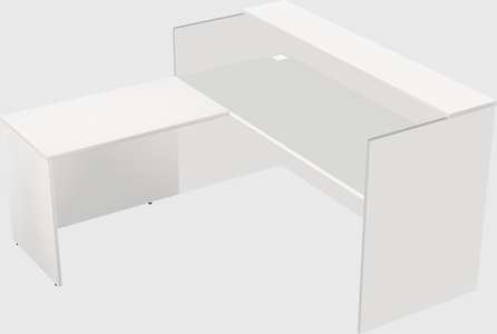 L-shaped modular reception