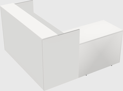 L-shaped modular reception