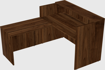 L-shaped modular reception