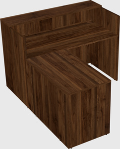 L-shaped modular reception