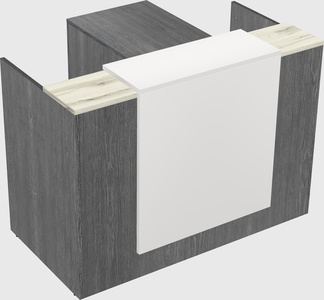 L-shaped modular reception