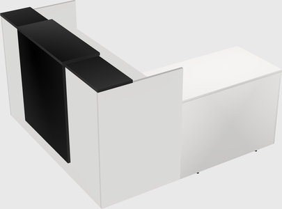 L-shaped modular reception