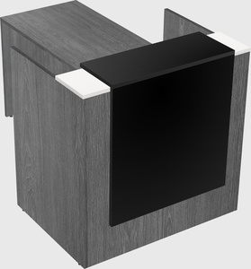 L-shaped modular reception