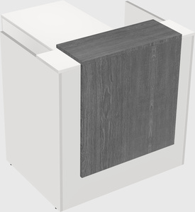 L-shaped modular reception