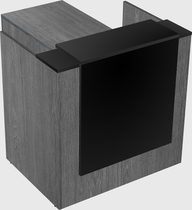L-shaped modular reception
