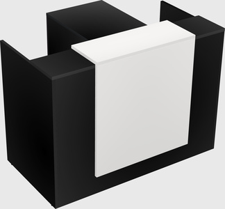 L-shaped modular reception