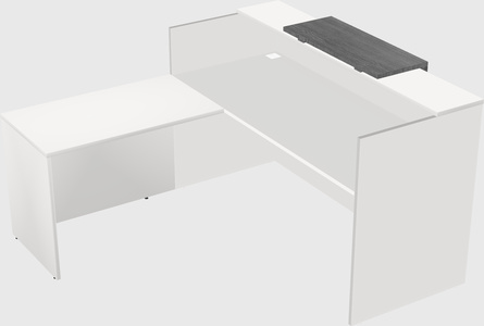 L-shaped modular reception