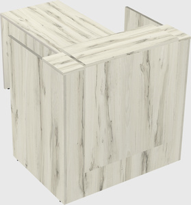 L-shaped modular reception