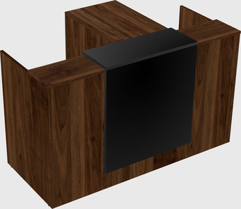 L-shaped modular reception