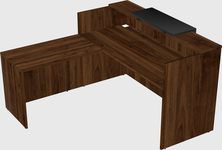 L-shaped modular reception