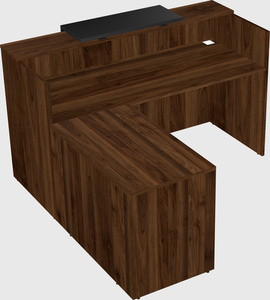 L-shaped modular reception