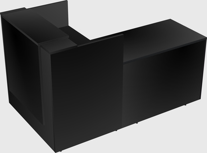 L-shaped modular reception