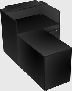 L-shaped modular reception