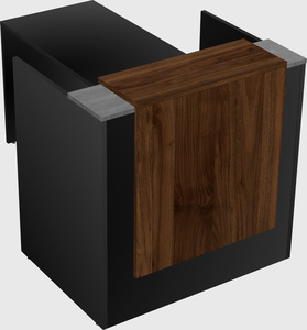 L-shaped modular reception