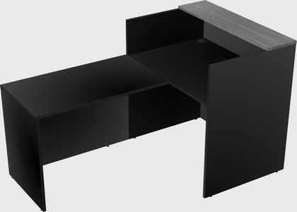L-shaped modular reception