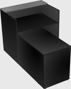L-shaped modular reception