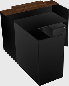 L-shaped modular reception