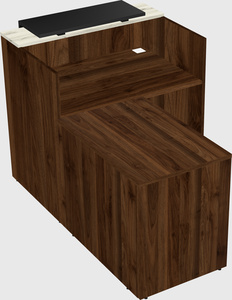 L-shaped modular reception