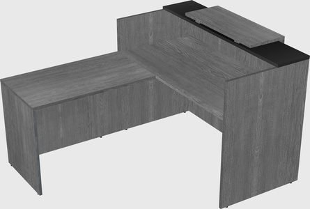 L-shaped modular reception