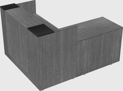 L-shaped modular reception