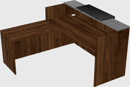 L-shaped modular reception