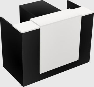 L-shaped modular reception