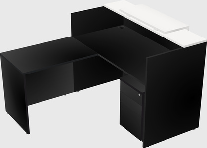 L-shaped modular reception