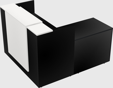 L-shaped modular reception