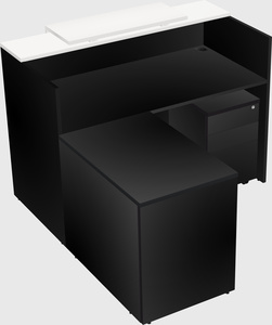 L-shaped modular reception