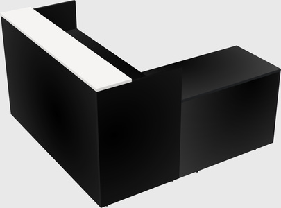 L-shaped modular reception