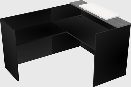L-shaped modular reception