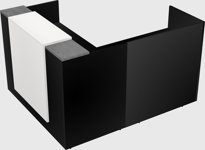 L-shaped modular reception