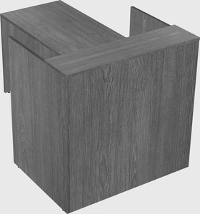 L-shaped modular reception