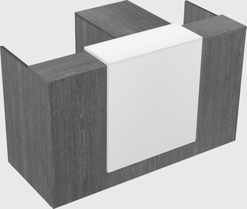 L-shaped modular reception