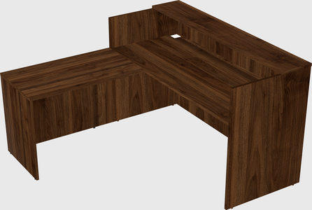 L-shaped modular reception