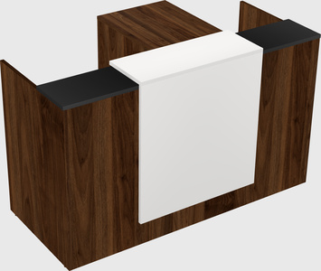 L-shaped modular reception