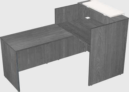 L-shaped modular reception