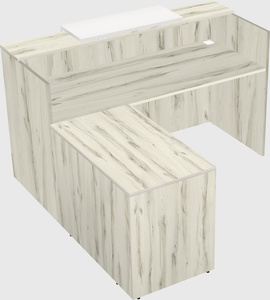 L-shaped modular reception