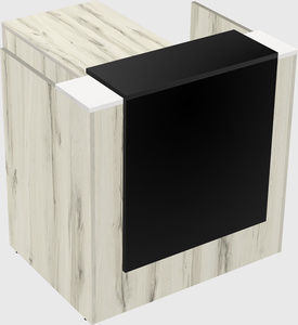 L-shaped modular reception