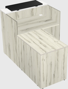 L-shaped modular reception