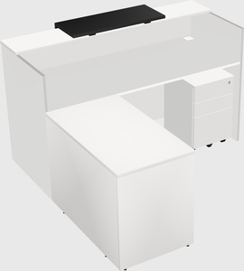 L-shaped modular reception