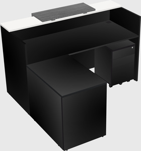 L-shaped modular reception