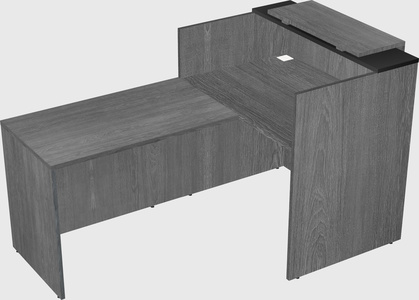 L-shaped modular reception